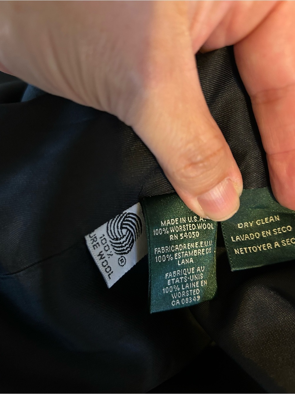 Lauren Ralph Lauren Black Double-Breasted Crest Sport Coat with Gold Buttons - Picture 12 of 12